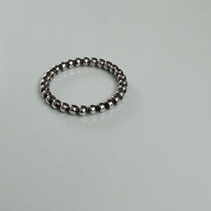 Pandora Silver Beaded Ring
